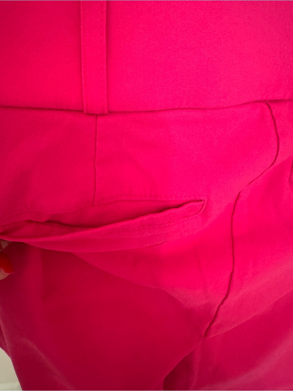 Simply Vera Vera Wang Hot Pink Cropped Ankle Pants - Picture 4 of 9